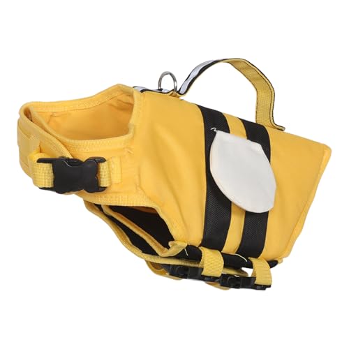 Beavorty Hundeschwimmweste mit Integriertem Sicherheitsgriff Schwimmweste für Welpen und Kleine Haustiere Größe S Geeignet für Strand und Schwimmtraining