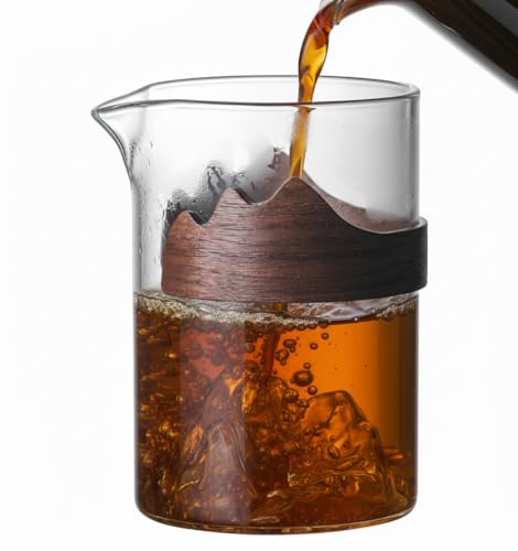 Image of Glass Carafe - Pour Over Coffee Beaker-Heat Resistant Borosilicate Coffee Server, Transparent Green Pour Over Coffee Pot Maker, Ideal for Home, Office, and Cafe (1)