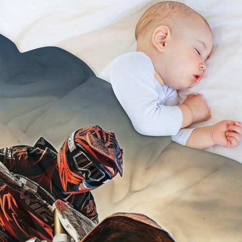 Couverture motocross et plaid de flanelle pour soirée cocooning - 5