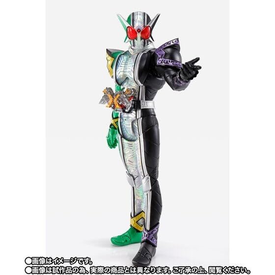 【新品、未開封】真骨彫製法 仮面ライダーW サイクロンジョーカーエクストリーム BANDAI - 真骨彫製法 仮面ライダーW サイクロンジョーカー