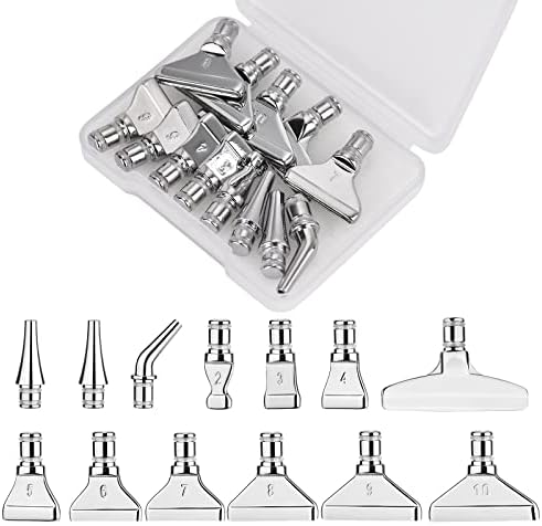 Scoutteemo 13 Pcs Metal Tips for Diamond Painting Pen, Diamond painting placer, Drill Pen Replacement Heads for 5D Diamond Painting Pens Tool Multi Placer Tip for Drill Pen Fit Resin Metal Head