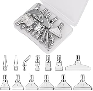Scoutteemo 13 Pcs Metal Tips for Diamond Painting Pen, Diamond painting placer, Drill Pen Replacement Heads for 5D Diamond Painting Pens Tool Multi Placer Tip for Drill Pen Fit Resin Metal Head