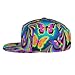 Fashion Baseball Cap Dad Cap for Girls Boys Youth, Trippy Colorful Butterflies Art Lightweight Moisture Wicking Golf Cap Headwear