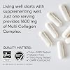Péptidos de Colágeno Múltiple Sports Research® con Ácido Hialurónico, 90 unidades | 1600mg de colágeno con vitamina C para cabello, piel y soporte articular - 5 tipos de colágeno - 30 porciones Cápsula 90 unidades (Paquete de 1) 8