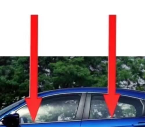 Joint d'étanchéité vitre extérieure caoutchouc protection Prius 2010-2015 - 4