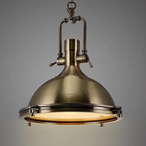 DULG Russland Retro Metal Plating Industrielle Kücheninsel Deckenhängelampe Erröten-Einfassung Steampunk Garage Pendelleuchte Vintage-Bar-Café-Restaurant Loft Restaurant Chandelier E27 Edison-Lampen-H Cover