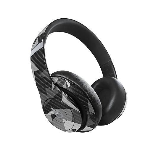 Image of MightySkins Carbon Fiber Skin Compatible with Beats Studio Pro - Mono Camo | Protective, Durable Textured Carbon Fiber Finish | Easy to Apply, Remove, and Change Style