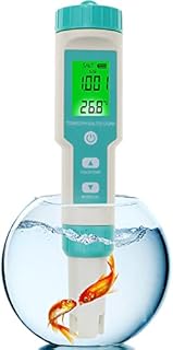 Digital pH Meter, 7-in-1 PH/TDS/EC/ORP/S.G/Salinity/Temp Meter ±0.01 Resolution High Accuracy Multipurpose Water Quality Tester