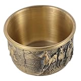 Tazza da tè in lega: meticolosamente realizzata a mano, questa tazza da tè mette in mostra un'arte eccezionale e un profondo senso della tradizione, tazza di calice religioso.
