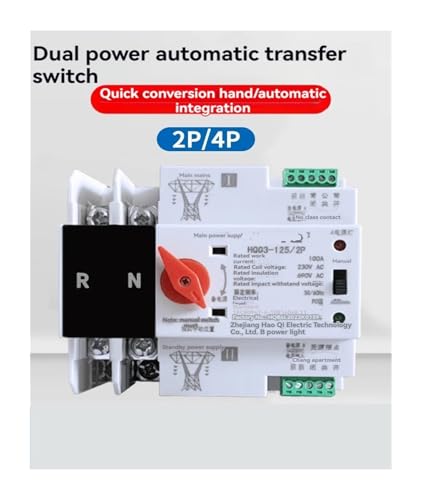 Commutateur de transfert automatique pour résoudre les pertes d'énergie 40A - 2