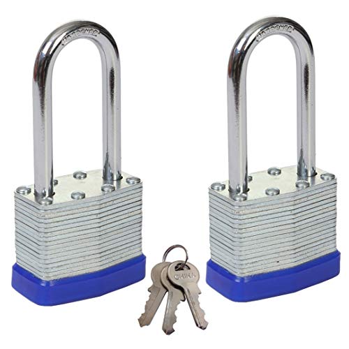 SEPOX - Cadenas de sécurité laminés de 40 mm, étanches avec 2 clés Cover