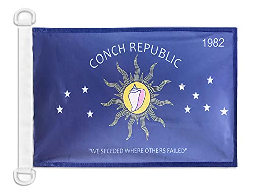 AZ FLAG Bandiera Navale Conch Republic 45x30cm - Bandiera Maritima Keywest 30 x 45 cm speciale Nautismo, Padiglione Nautico