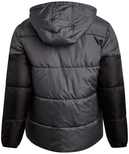 Image of iXtreme Boys Puffer Jacket - Wind & Water Resistant Soft Fleece Lined Warm Winter Jacket for Boys with Winter Hat