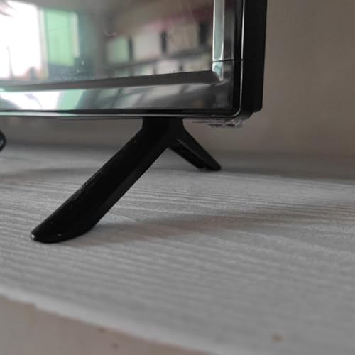 Image of BNF 2 Pcs TV Stand Legs for Tabletop | Universal TV Base Replacement | Sturdy PP Material with Screws | Elevate Viewing Experience for 24-43 Inch Televisions