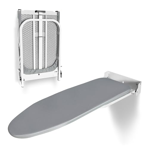 Tablas De Planchar, Home VerRich - Tabla de planchar de pared, tabla de planchar plegable de 36 x 12 pulgadas con cubierta resistente al calor, ahorro de espacio para el hogar,...