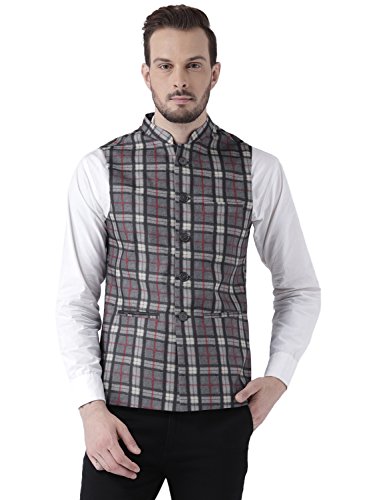 Image of KISAH Men's Art Silk Waist Coat