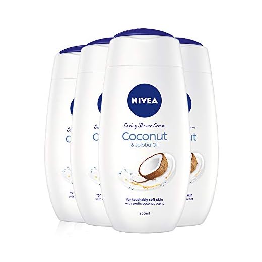 NIVEA Shower Coconut 250ml x 4