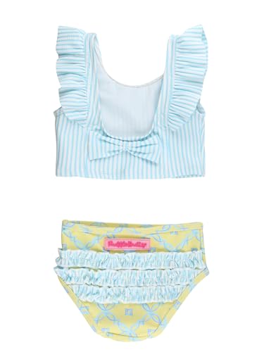 Image of RuffleButts Baby /Toddler Girls UPF50+ Waterfall Tankini Two Piece Swimsuit