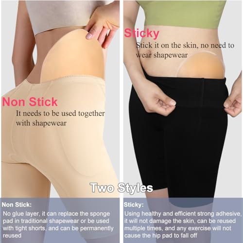 Adhesive Silicone Hip Pads For Women Very Soft Lifter Butt Enhancer Shapewear Thick Realistic Hip Dip Filler pad4