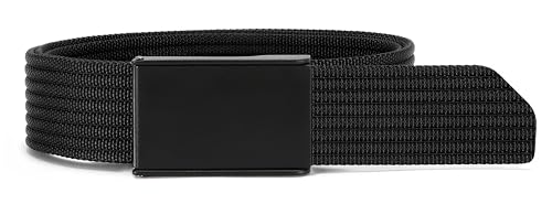 CHAOREN Mens Belt 1.5 Nylon Webbing Belt with Quick Release Buckle - Adjustable Fit for Casual Work & Military - One Size