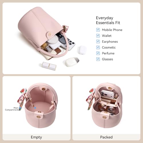 Image of BOSTANTEN Small Crossbody Bags for Women Vegan Leather Purse Bucket bag