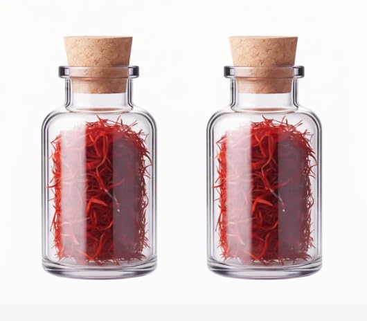Canakkale Saffron 1g (0.035 oz) - Premium Grade Threads - Hand-Harvested Floral Spice - High Aroma and Color Potency - Pack of 2