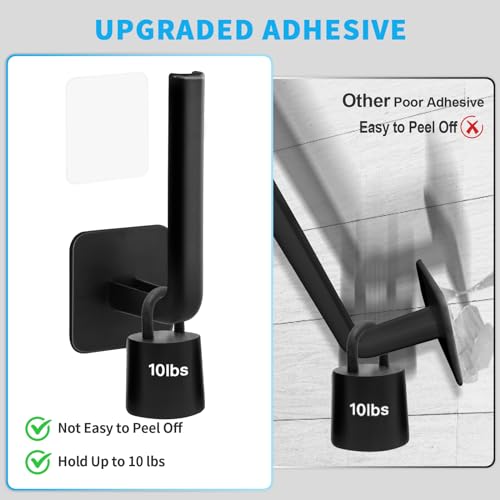 Letohoumia Kappenhalter Wand, Mützen Halterung selbstklebend, 5 Stück Cap Halterung Wand, Taschen Aufhänger Mehrzweck-Haken Organizer, platzsparend für Baseballkappen, Hüte, Tür & Schrank