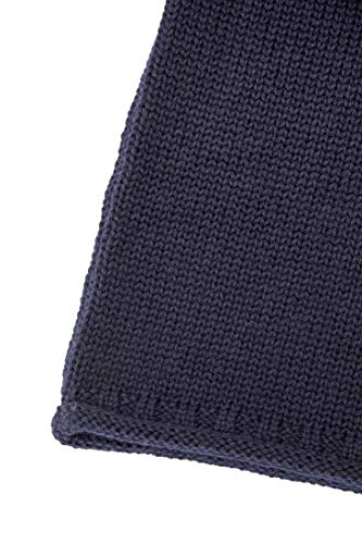 Aran Crafts Mens Plain Curl Neck Long Sleeve Sweater (100% Wool)4