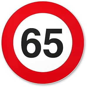 DankeDir! 65. Geburtstag Kunststoff Schild 20 x 20 cm Geschenk 65. Geburtstag Bester Freund Freundin Geschenkidee…