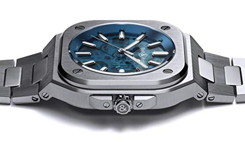 Bell & Ross BR 05 Limited Edition Blue Skeleton Automatic Men's Watch BR05A-BLU-SKST/SST4
