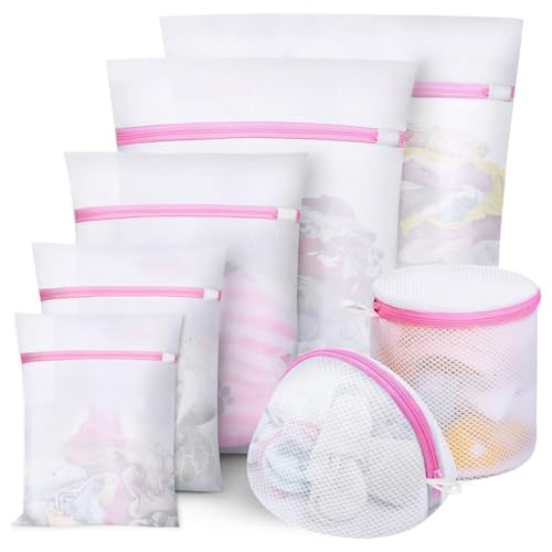 Catálogo para Comprar On-line Bolsas para calcetines - solo los mejores. 44 7 Piezas Bolsas de Lavandería,Bolsa Lavandería Viaje, Lavado Ropa Adecuada para Clasificación de Ropa y Lavado,Blusa,Ropa Interior,Vestidos,Sujetador Bolsa del Calcetín 