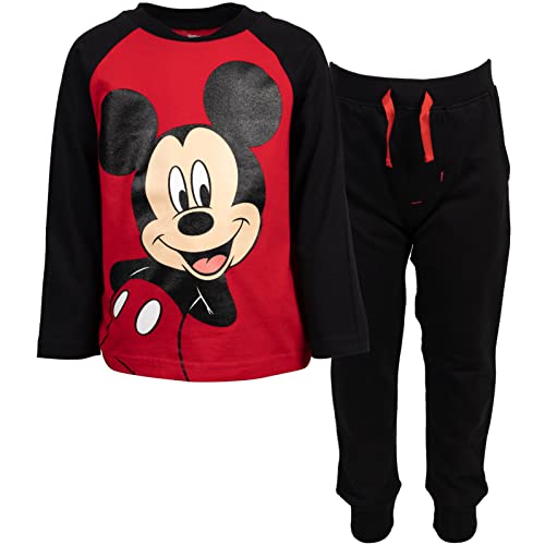 Image of Disney T-Shirt and Fleece Pants Outfit Set Infant to Big Kid Sizes (12 Months - 18-20)