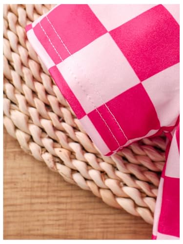 Image of WDIRARA Toddler Girl's 2 Piece Set Plaid Checkered Elastic Waist Shorts Outfits