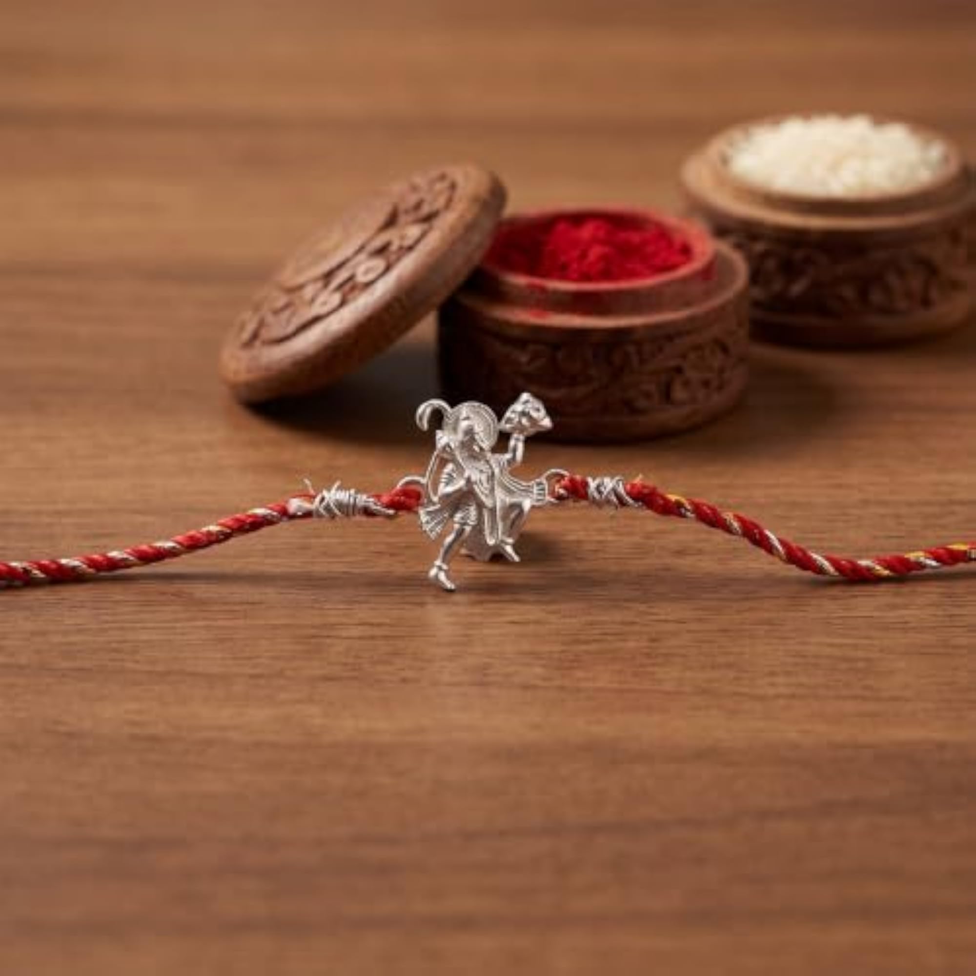 925 Silver Hanuman Ji Rakhi, Raksha Bandhan Gift
