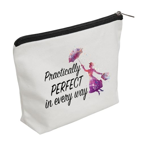 WZJHCL Bolsa de maquiagem Mary Movie Praticamente perfeita em todos os sentidos, kit de cosméticos, bolsa de armazenamento de Poppins (perfeita)