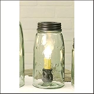 Quart Mason Jar Lamp (Clear)
