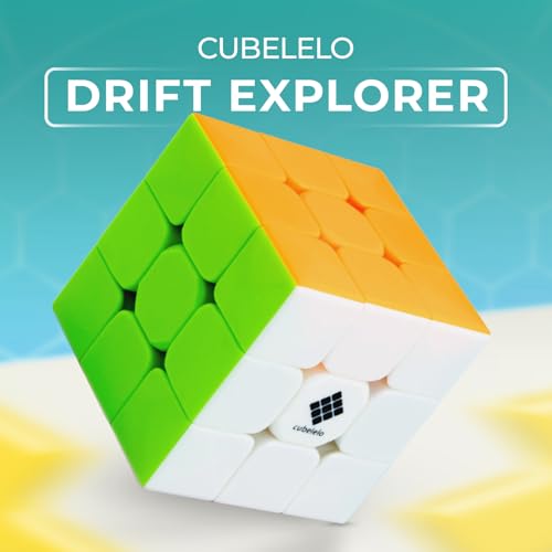 Image of Cubelelo Drift Explorer 3x3 Speed Cube | Best Starter Speedcube for Beginners | Perfect Brain Teaser for Kids Ages 4 to14 Years Old & Above Boys Girls Children | Smooth Turning Puzzle Toy for Adults