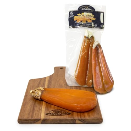Smeralda Italian Whole Bottarga Grey Mullet Roe from Sardinia 5 Ounce - Pack of 3