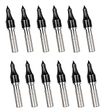 AsYeegata 12 Pack Aluminum Inserts .244/6.20mm for Carbon Arrows and 5/16 Inch Screw in 100 Grain Field Points Arrow Tips for Compound Bow Recurve Bow Inserts