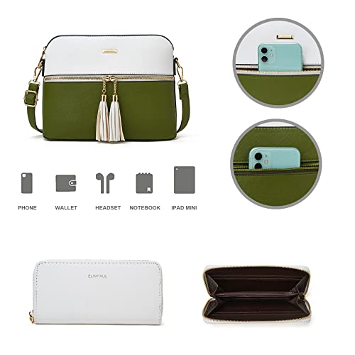 Image of Women Fashion Handbags Wallet Tote Bag Shoulder Bag Top Handle Satchel Purse Set 4pcs