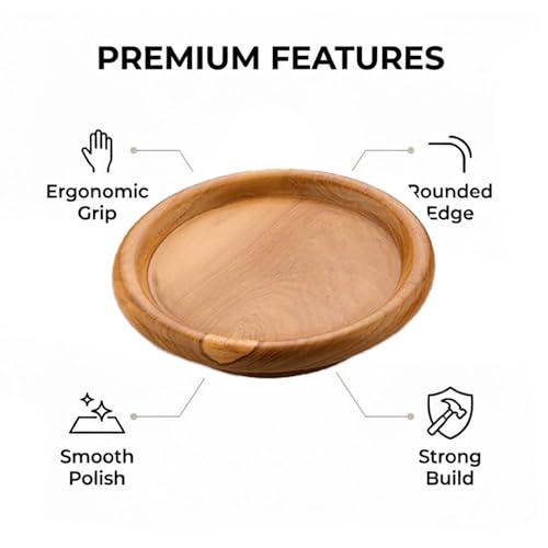 Image of Wooden Wardrobe Handle /Handle for Cabinet /Modern Teak Wood Handle /Door Handle for Wardrobe (6 Inch) Natural Wood Finish-| 3 Years Warranty |