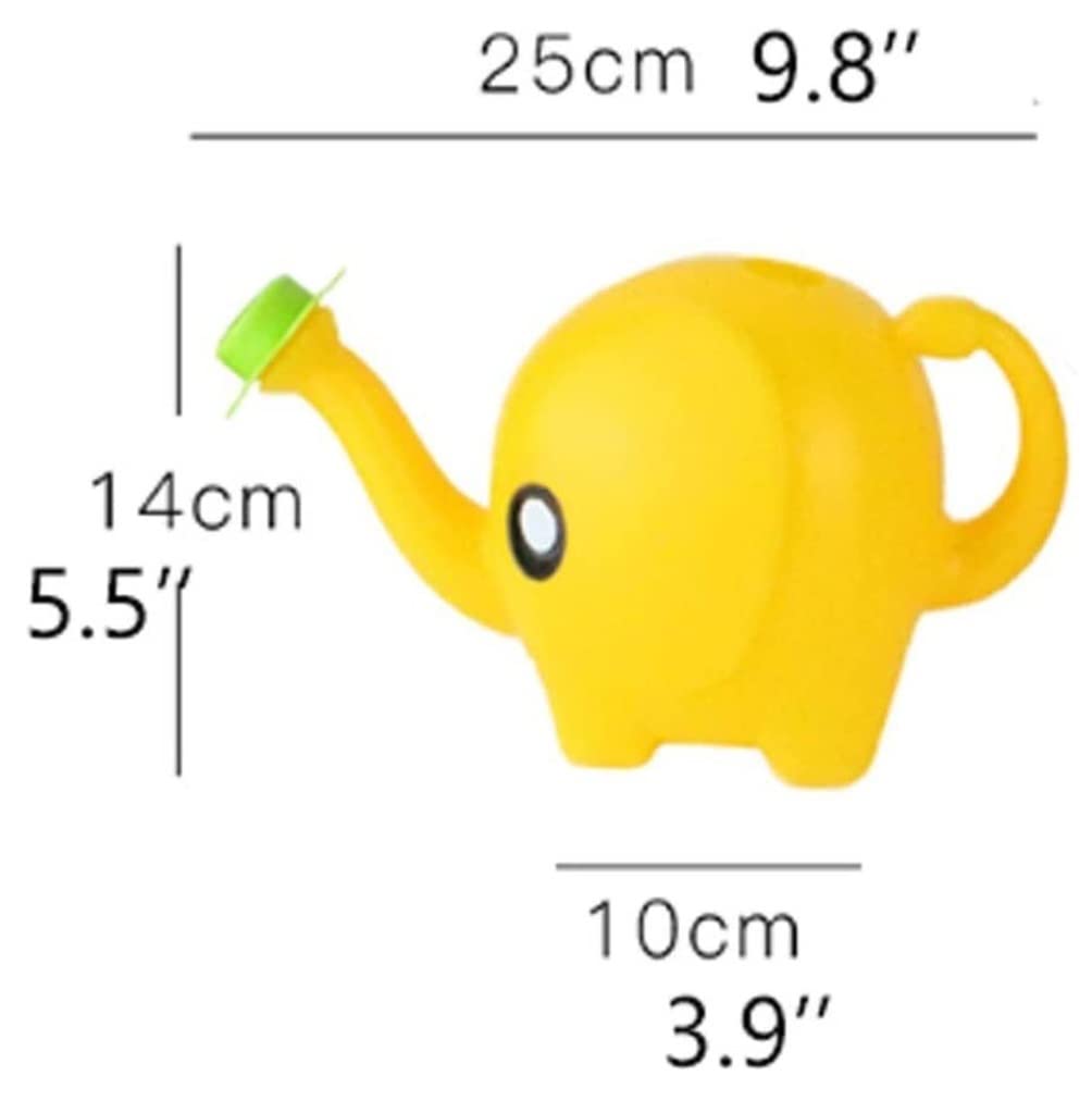 Annaffiatoio Annaffiatoio in Plastica con per Piante da Interni, Giardinaggio, Beccuccio per, Carino Strumento Giardino(Yellow)