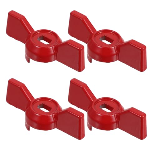 Cabilock Butterfly Handle for Ball Valve Replacement 4 Pack Water Shut Off Valve Handle for Outdoor Faucet Garden Tap Spigot Ball Easy Install Lever for Repair