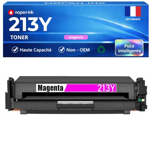 Toner W2132Y magenta pour HP LaserJet Enterprise 5700dn bureau et télétravail