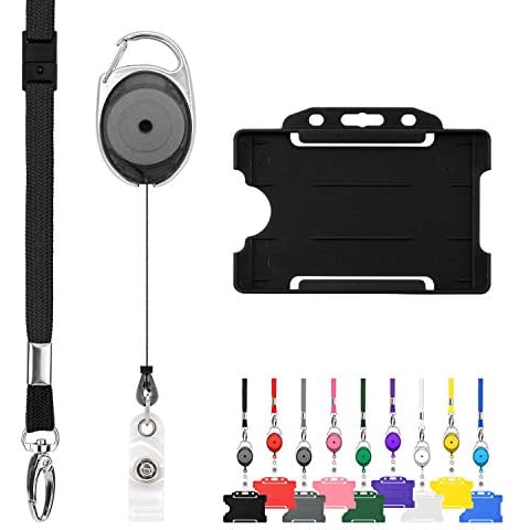 Retractable Lanyard and Badge Holder Set Cover