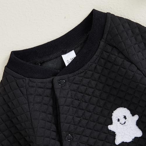 Newborn Baby Girl Boy Jumpsuit Cute Halloween Pumpkin Romper Embroidery Thanksgiving Turkey Fall Winter Outfit2