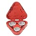 Oil Filter Wrench Set (3 Pieces) For Toyota, Lexus & Other Makes – Ultra Strong Aluminum Alloy – Universal Car Cap Oil Filter Wrench Tool (Prius, Corolla) – 3 Sizes In a Hard Cover Case