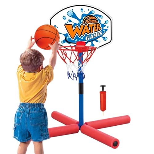 Canasta de baloncesto piscina interactiva y juguete flotante de jardín duradero