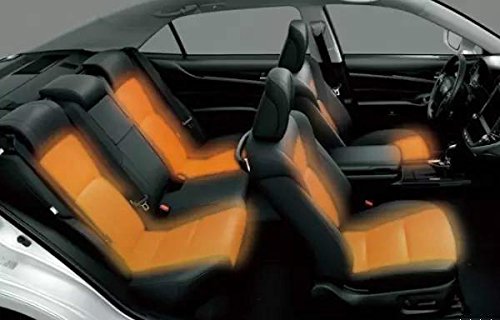 WATERCARBON Tech Era Carbon Fiber Seat Heater Kit Hi/Lo Setting, 2 Seats