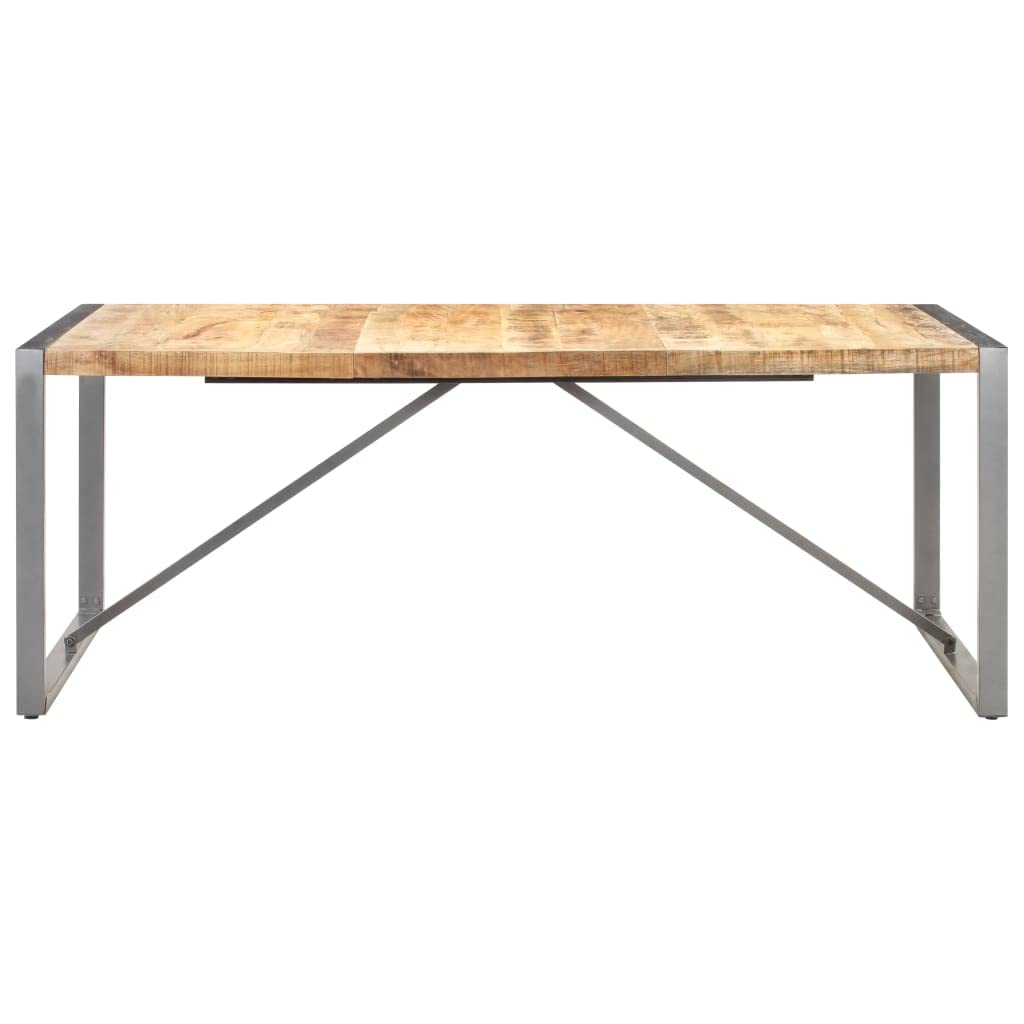 Table repas bois massif manguier 200 cm pour recevoir vos nombreux invités